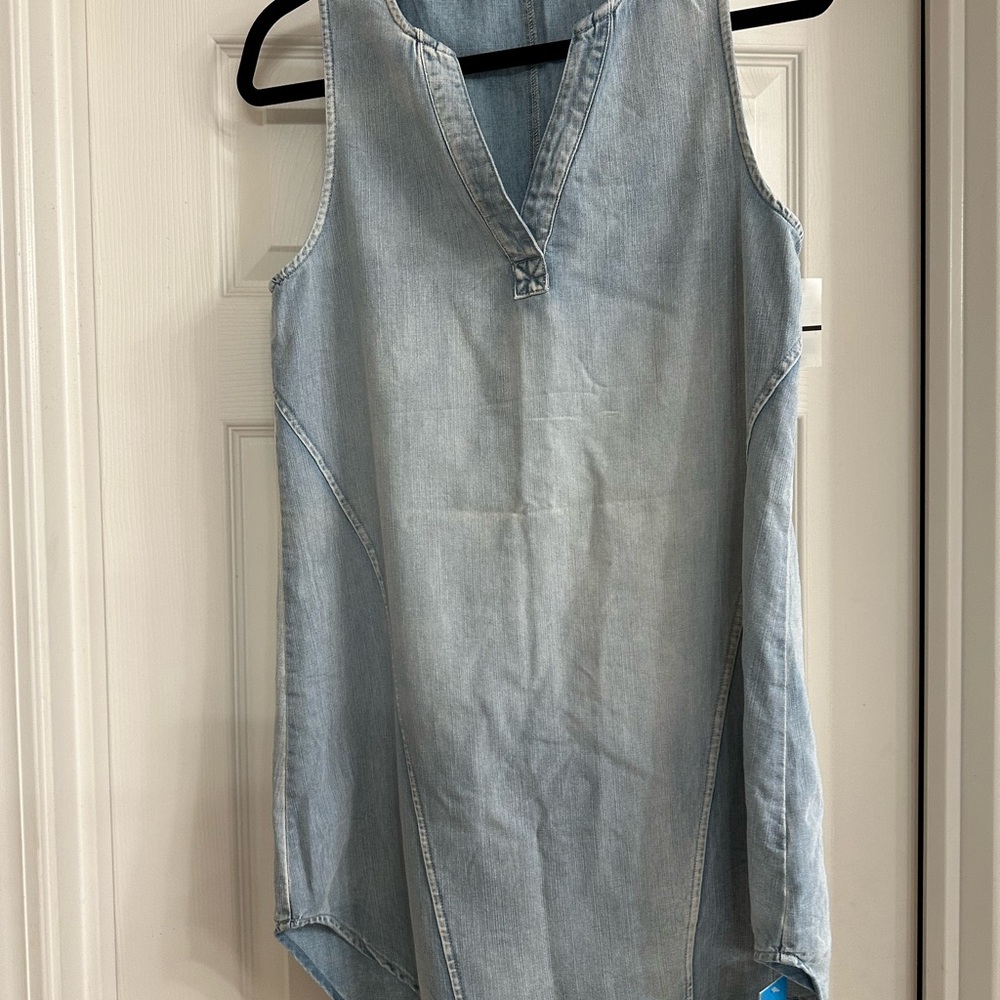 Denim tank mini dress or tunic top by Cupshe brand new - Picture 3 of 6